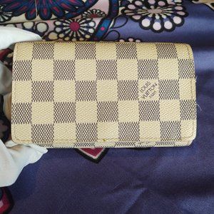 Louis Vuitton Damier Azur Portefeuille Tresor